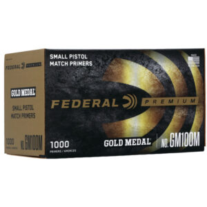 Federal Premium Gold Medal Small Pistol Match Primers #100M